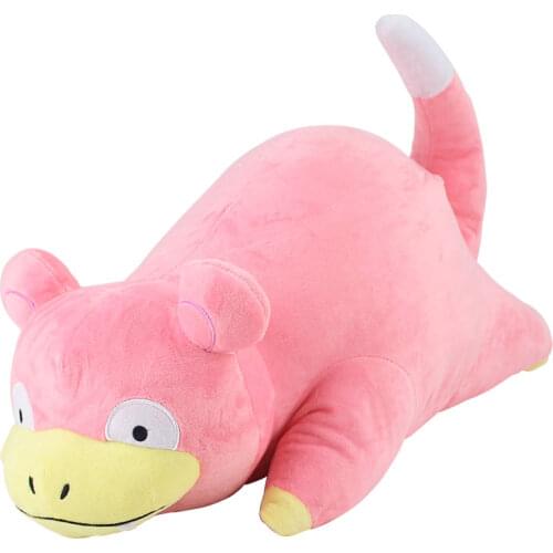 45cm Pokemon Anime Slowpoke Plush Toy Soft Stuffed Cartoon Doll Birthday Presents For Children
