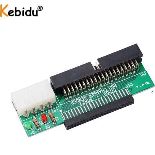 Kebidu HDD Adapter 44 Pin 2.5 " to 3.5 " IDE 40 Pin Interface Hard Disk Drive Converter for Laptop Desktop PC Computer