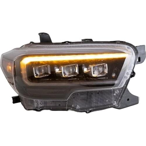 Tacoma 2015 - 2020 Toyota PIckup Trucks LED Car Headlight For Full LED DRL daytime running fog lamp Front Bumper Auto indicator