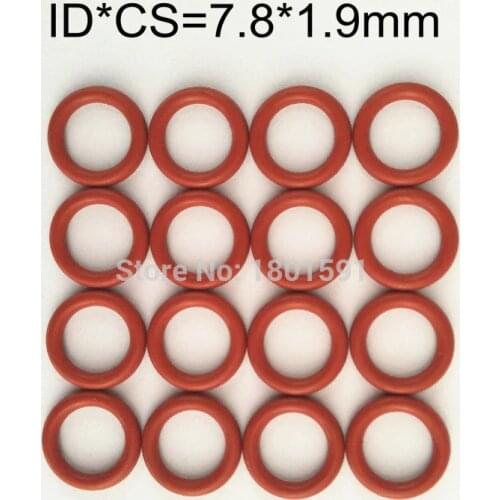 Free shipping 200pieces fuel injector upper oring 7.8*1.9mm rubber seals for toyota mazda repair kits ASNU17 (AY-O2002B)