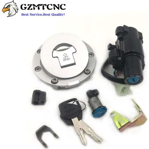 Ignition Start Switch Lock Fuel Gas Tank Cap Cover Seat Locks w/ Keys Set For Honda CBR1000RR Fireblade 2004 2005 2006 2007