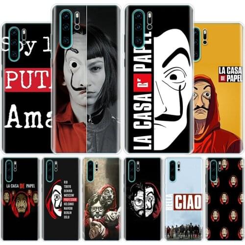 TV La Casa de papel Cover Phone Case For Huawei Honor 10 9 20 Lite 9X 8X 8S 8A 7X 7A Pro Y5 Y6 Y7 Y9 2019 Y9S 10i20i V20 V30 Coq