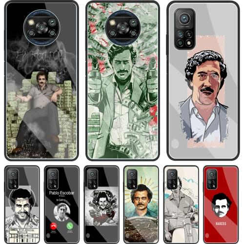 Narcos TV Series Pablo Escobar Phone Case for Xiaomi Poco X3 NFC Mi 10T Pro 9T 11 Note 10 Lite Redmi Note 9S 8 Pro 9 Glass Cover