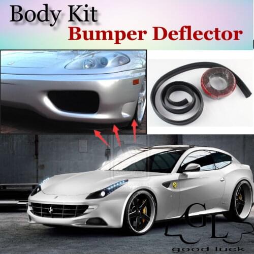Bumper Lip Deflector Lips For Ferrari FF Front Spoiler Skirt Car Scratch Proof Adhesive Strip / Body Kit / Strip