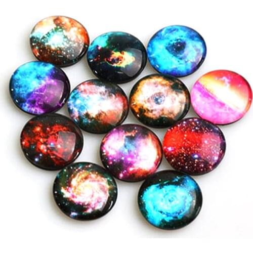 Creative Universe Star Design Fridge Magnets Stickers Drop Glue Crystal Glass Refrigerator Paste Home Decor