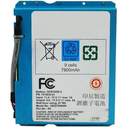 Communication Equipment Batter 3ICR18/65-3 74-5035-01 56627909099 11.4V Li-Ion Rechargeable Battery