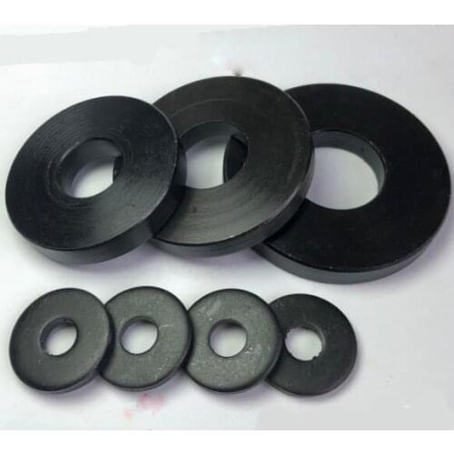 M6-M30 Increase the mold plate washer Black high-strength thickened metal gasket Carbon steel material