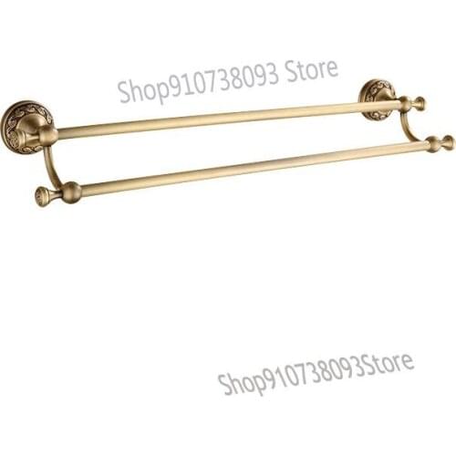 Antique Copper European Pastoral Style All Copper Antique Towel Rack Antique Towel Double Pole Gy908