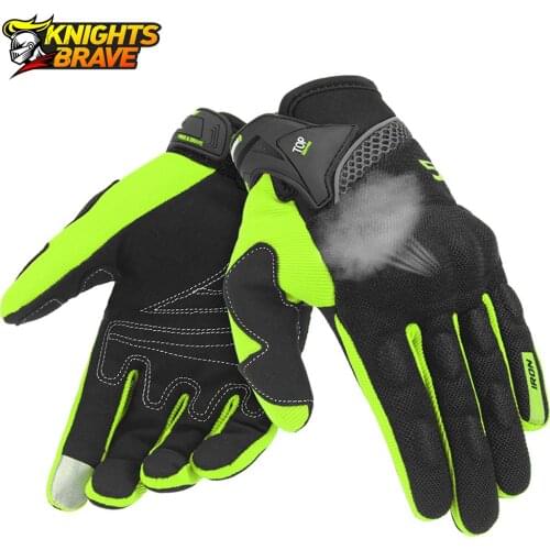 Motorcycle Gloves Breathable Guantes Moto Non-slip Motocross Gloves Touch Screen Off Road Riding Mens Gloves For Summer