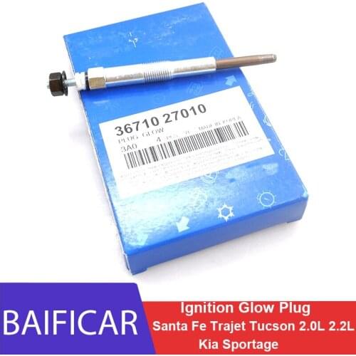 Baificar Brand New Genuine 4PCS Ignition Glow Plug 3671027010 For Hyundai Santa Fe Trajet Tucson 2.0L 2.2L Kia Sportage