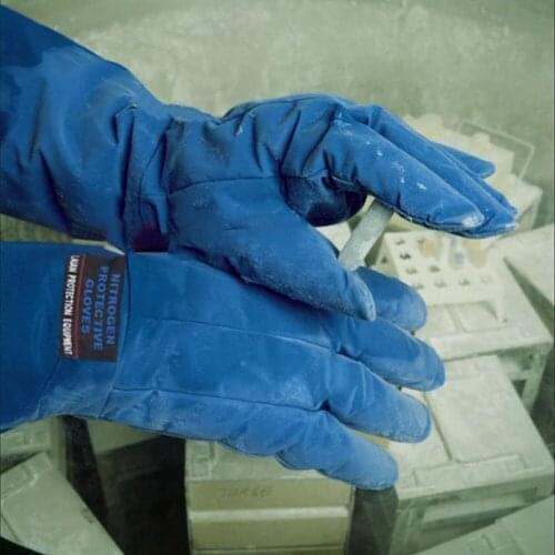 Anti-low-temperature Liquid Nitrogen Gloves LNG Gloves 38cm/48cm/68cm
