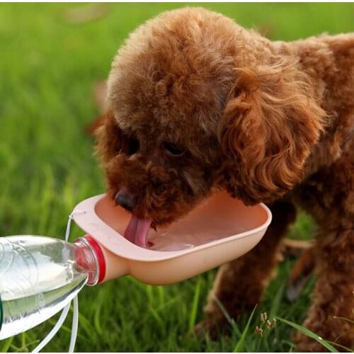 Dog Travel Water Bottle Portable Pet Dog Water Bottle Drinking Water Feeder for Dog Cat Outdoor Water Bowl Bottle Pet Supplies