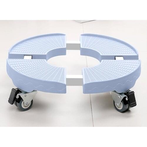 Movable Flower Pot Tray Remover Outdoor Stand Base Garden Receptacle Round