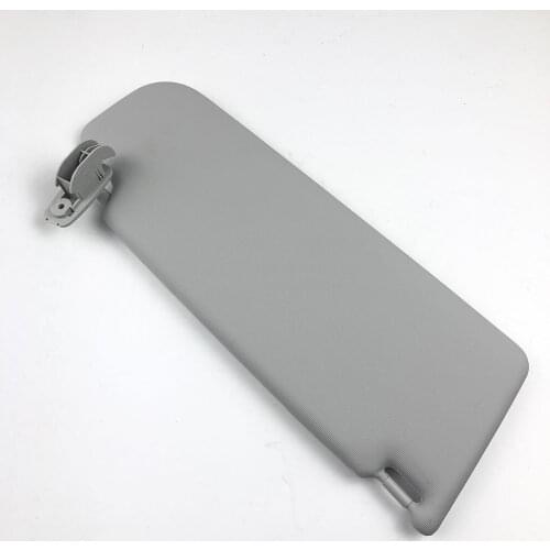Gray Sun visor With mirror and cover for SKODA Octavia 2007-2017 OE:1ZD857551A 1ZD 857 551A 1ZD 857 551 A