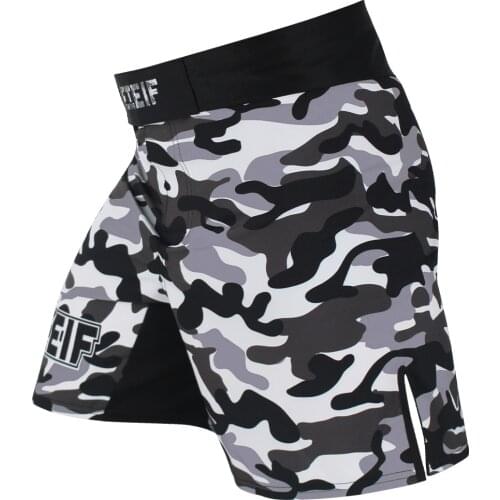 SOTF MMA Camouflage fitness Fierce fighting boxing shorts Tiger Muay Thai mma shorts kickboxing sanda short muay thai cheap