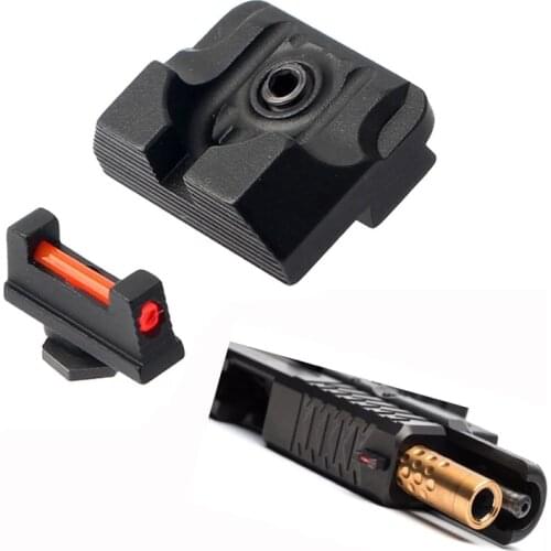 Tactical Fiber Optic Front and Rear red/green dot sights hunting night vision riflescope for Glock Kublai P1 Accessories