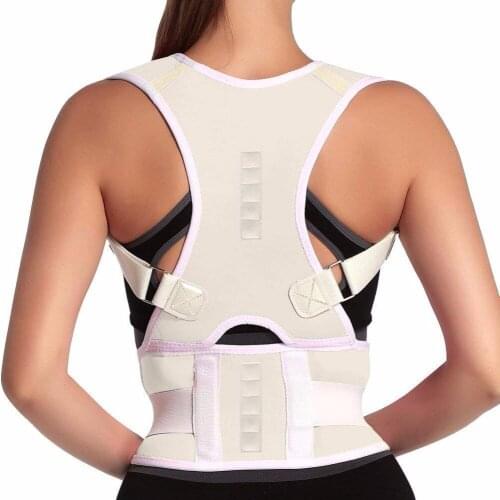 Unisex Full Back And Shoulders Support Belt Orthopaedic Posture Correct Lower Back Lumbar Support Belt Waist Trimmer Belt Corset