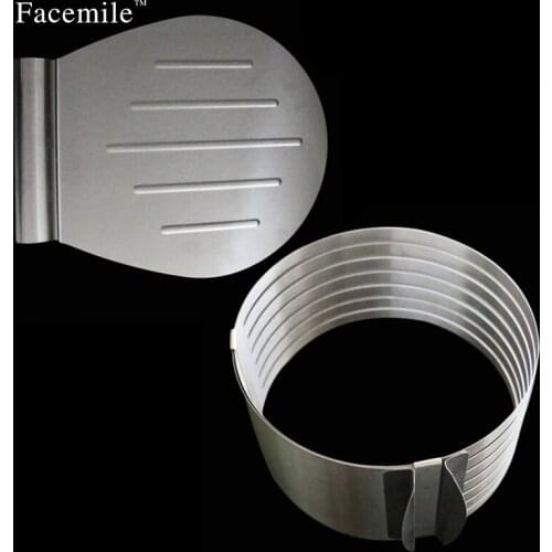 Facemile Cake Transfer Device Board Stainless Steel Cake Lifter Cake Bread Cutter Leveler Slicer Kitchen Accessoires Tool Set