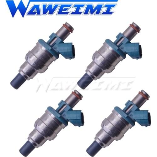 WAWEIMI 4 Pieces High Impedance Fuel Injector Fit for Gasoline Car 195500-2910 1955002910 Car-styling Nozzle Engine Spare