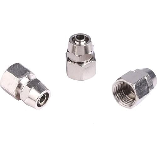 1PCS PCF 4/6/8/10/12mm Hose Tube 1/8''/1/4''3/8''1/2' Female Thread Pneumatic Fast twist Fittings Quick Joint Coupler Connector