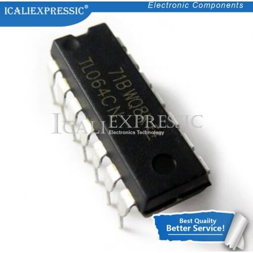 10PCS TL064CN DIP-14 TL064 DIP14 064CN DIP TL064CP In Stock