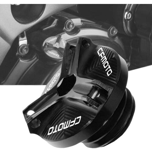 Motorcycle Accessories CNC Aluminum Engine Oil Filler Cap Drain Sump Plug Bolt Cover Screw For CFMOTO 250SR 250 SR 2019-2020