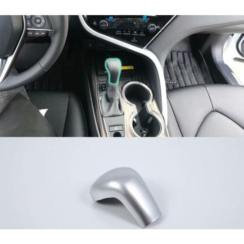 Car Accessories Interior Decoration ABS Gear Shift Knob Head Cover For Toyota Camry 2018 Car Styling
