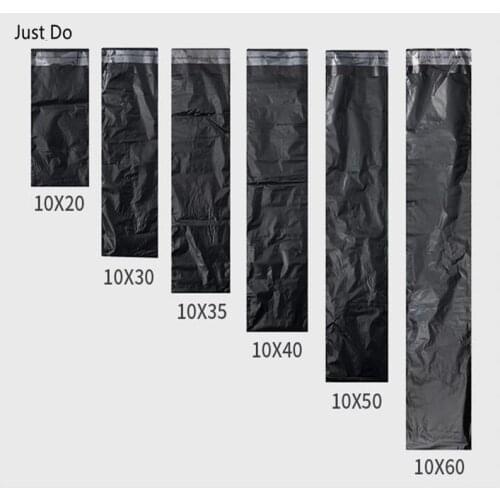 10*70cm Black Long Courier Bags Black Waterproof Express Bag Thin New Material Clothing Painting Mat Packaging Bag