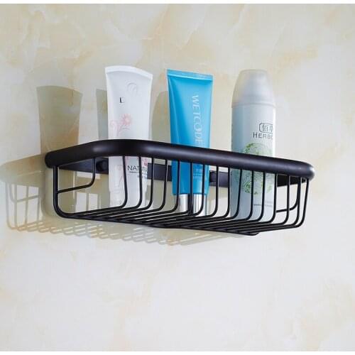 30cm Square antique black bathroom shelves wall mounted, Retro kitchen storage shelves baskets copper shelf rack, Free shipping
