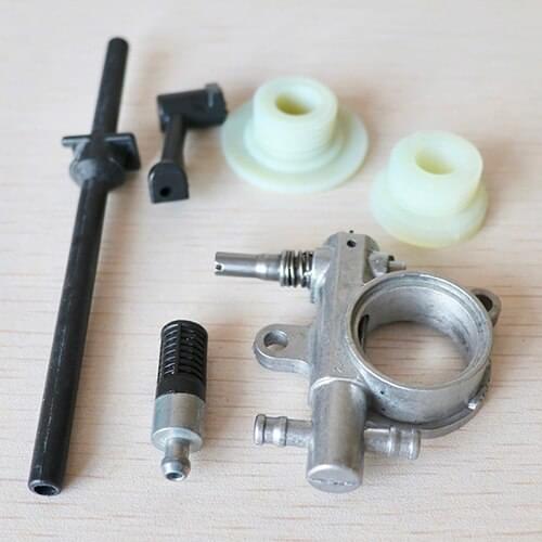 Dophee Oil Pump Filter Pipe Hose Line Worm Kit Fit For Chinese 25CC 2500 Chainsaw Spare Parts