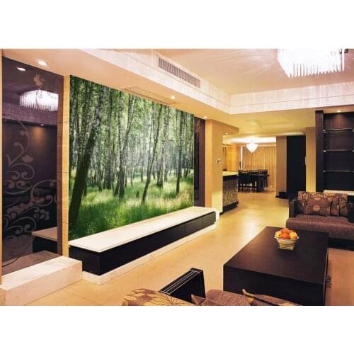 TV Backdrop Bedroom Photo Wall Paper 3D The sun shines in the woods Custom 3d Mural Wallpaper
