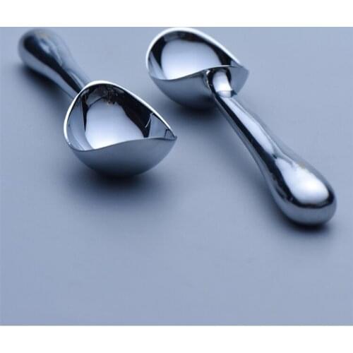 Zinc alloy spoon kitchen ice cream mashed potatoes watermelon jelly yogurt cookies spring handle scoop kitchen accessories
