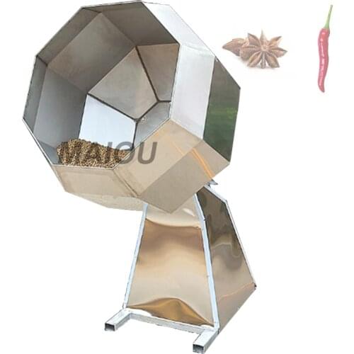Small Octagonal Mixer Flavor Blender Commercial Stainless Steel Seasoning Machine Octagon Spice Seasoning Barrel