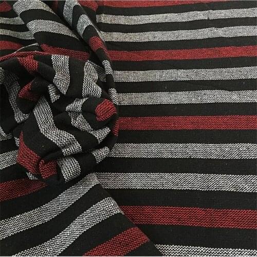 NF-03 100*148cm The New Stripe Yarn-dyed Geometric Jacquard Fabric Cushion Covers The Home Textile Fabric For Sewing Handicraft
