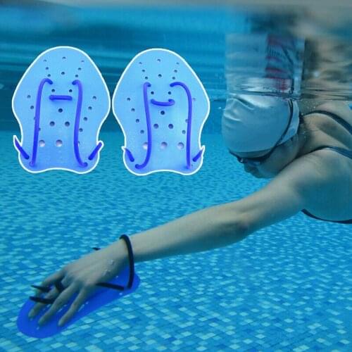 Hand Webbed Gloves Training Diving Gloves Adjustable Fin Flipper Learn Professional Paddling Tools Swimming Hand Paddles