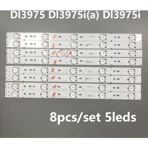 40pcs LED Backlight strip 5 Lamp SH39QBE9H44067200335 For toshiba Dl3975 Dl3975i(a) Dl3975i