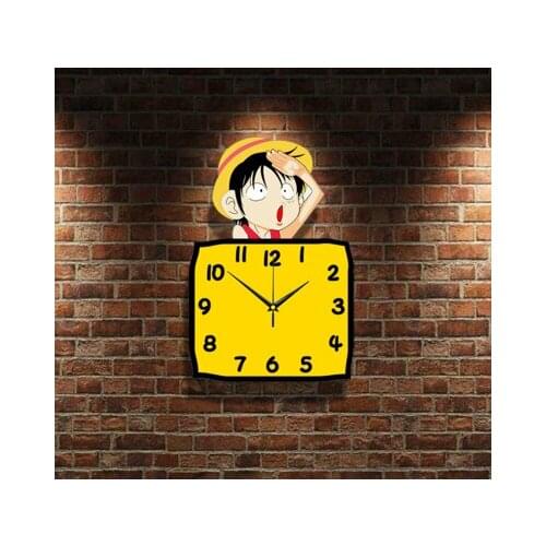 Boy room childrens room decoration ultra-quiet quartz clocks living room wall clock