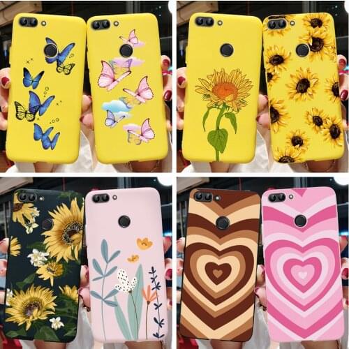 For Huawei P Smart 5.65inch Case Clear Cute TPU Soft Silicone Back Cover Phone Case For Huawei P Smart FIG-LX1 PSmart 2018 Case