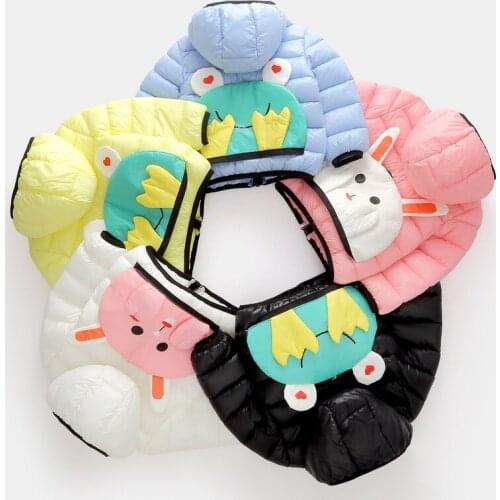 Winter Warm Childrens jacket 18M-6T boy cartoon jacket girls New cartoon children hooded coat children backpack jacket clothes