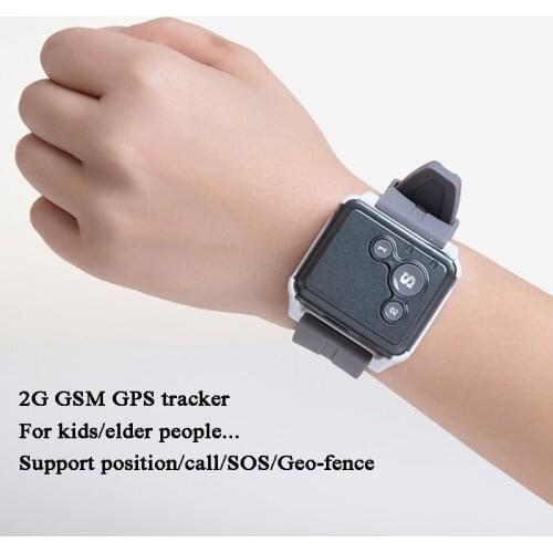 2G GSM Child eleder GPS Tracker GPS/LBSAGPS Real time track location position SMS Voice call SOS Geo fence alert Phone Long life