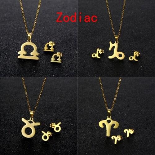AINAMEISI Women's Pendants Zodiac Signs