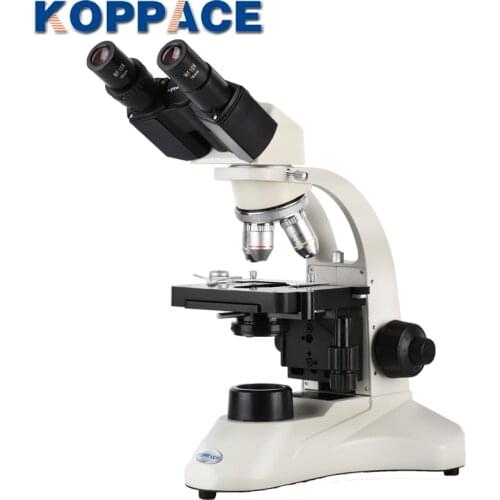 KOPPACE 40X-1600X Binocular Biological Microscope Education Biological Research Compound Lab Microscope WF10X and 16X Eyepieces