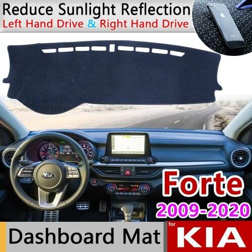 For KIA Forte 2009~2020 TD YD BD Anti-Slip Mat Dashboard Cover Pad Sunshade Dashmat Carpet Car Accessories Cerato K3 Vivaro Rug