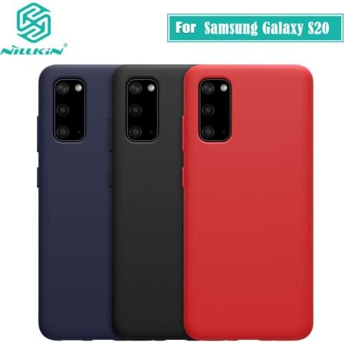 For Samsung Galaxy S20+ Case Nillkin Luxury Flex Pure Silicone Case for Samsung Galaxy S20 Ultra / S20 Plus 5G Back Cover