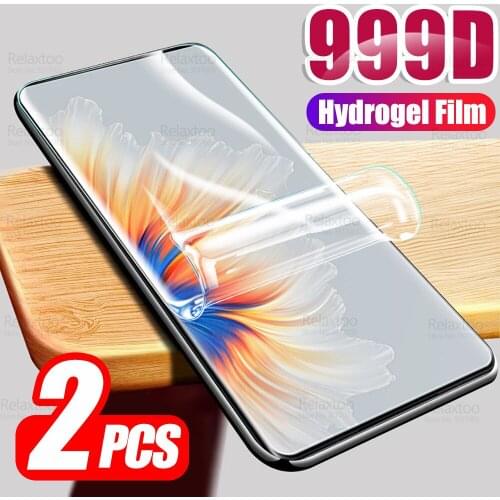 For Xiaomi Mix 4 Hydrogel Film 2pcs Full Curved Screen Protector Xiomi Mi Mix4 Guard Armor Cover Soft Protective Film Not Glass