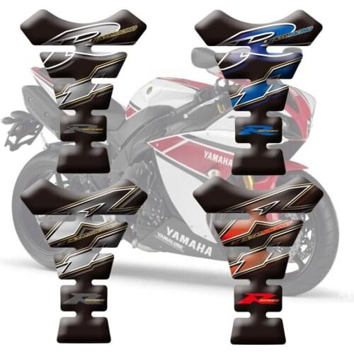 Hot sell Motorcycle Tank Pad Protector Sticker Fish Bone Sticker Fishbone Protective Decals For Yamaha YZF R1 R6