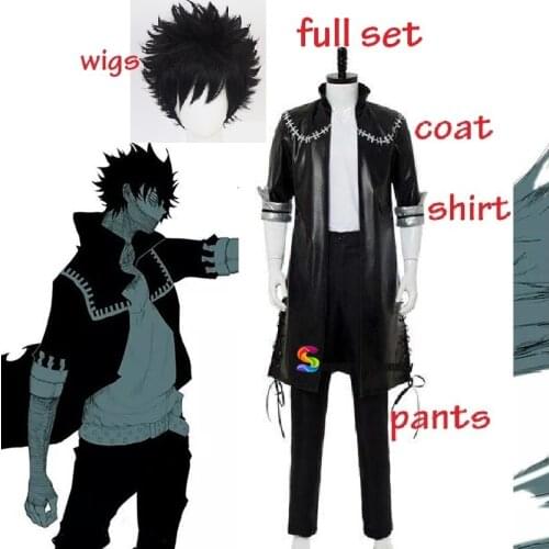 My Hero Academia Boku no Hero Academia OCHACO URARAKA Dabi Cosplay Costume Full Set Men Women Jacket Coat T Shirt