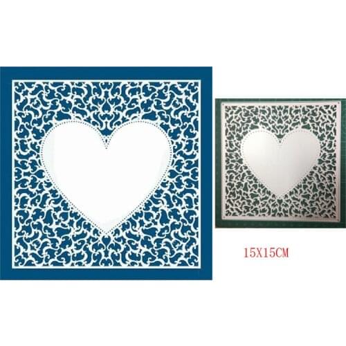 Lace Heart Photo Frame Metal Cutting Dies Stencils DIY Scrapbooking dies Decoration Embossing Dies Cuts Handcraft Dies Template