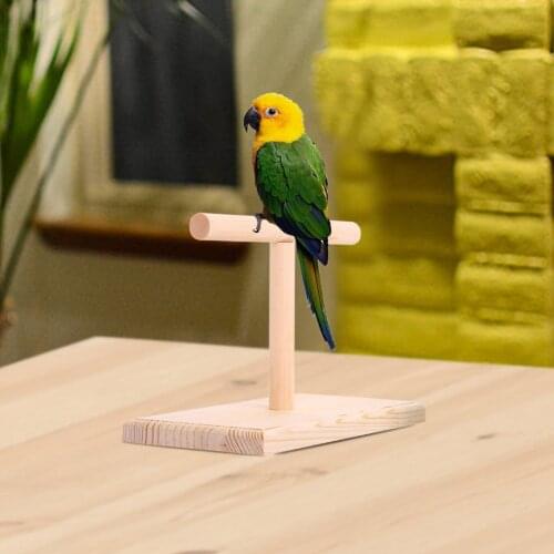 LHXMAS PET TOYS Parrot toy bird office wooden stand toy bird stand bar bite parrot toys springboard