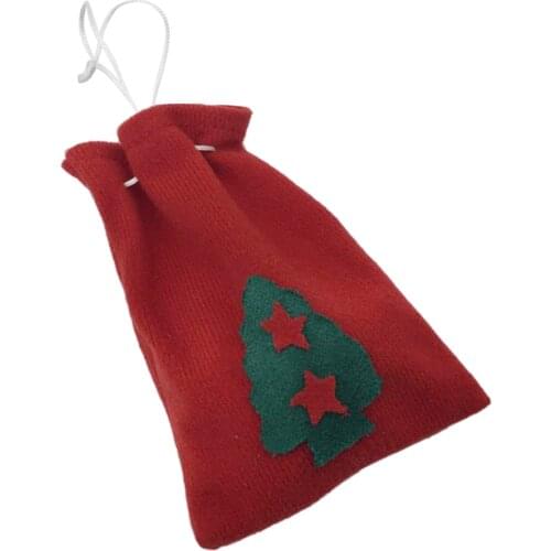 Small Gift Bags Christmas Craft Bags for Xmas Party Favors Wedding Gift